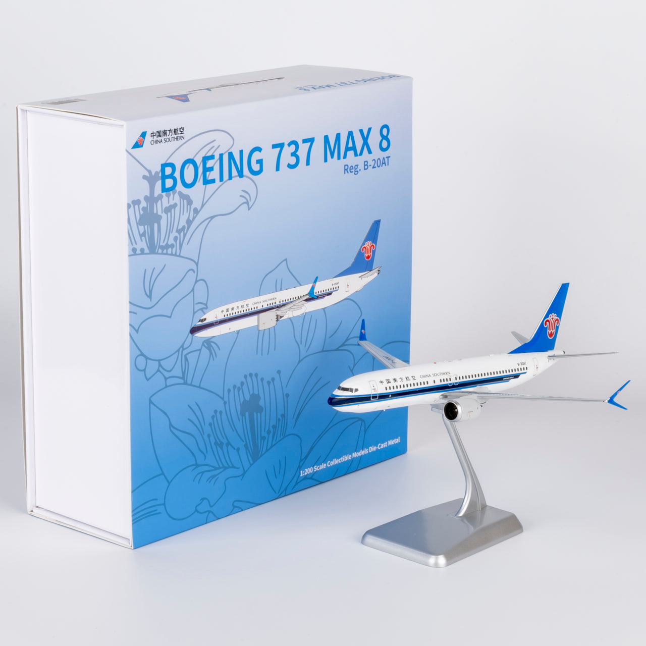 1/200 China Southern Airlines Boeing 737 MAX8 B-20AT NG24195 - cover